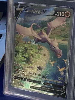 PSA 9 Aerodactyl V 180/196 Mint Lost Origin Alternate Alt Art Pokemon 🔥 - Image 3