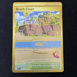 Beach Court 263/182 - Scarlet & Violet Paradox Rift - Pokemon TCG - Image 1