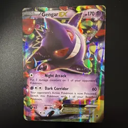 Pokemon Gengar EX Holo Ultra Rare TCG Card 34/119 - Image 1