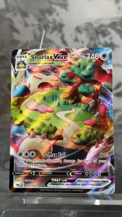 Snorlax VMAX 142/202 Ultra Rare NM Pokemon SWSH1 Sword & Shield - STANDARD SIZE - Image 1