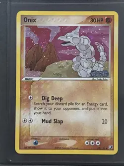 Onix 65/115 EX Unseen Forces - Stamped Holo Rare - NM - Pokemon TCG - Image 1