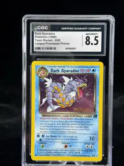 Dark Gyarados Holo #8 Prerelease Promo Team Rocket 2000 Pokemon CGC 8.5 💦 - Image 1