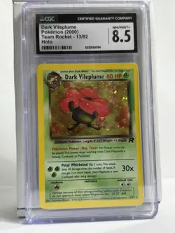 Dark Vileplum Holo - Pokemon Team Rocket (2000) #13/82- *CGC 8.5 NM/Mint+* - Image 1