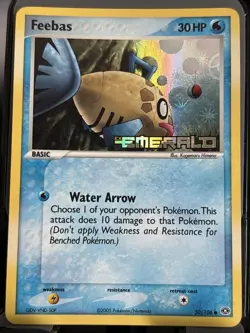 2005 Pokemon Feebas Holo (Ex Emerald) 50/106 - Image 1