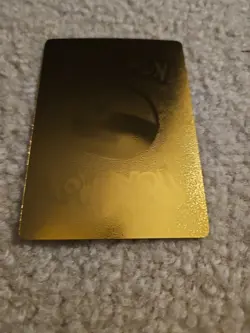 2024 Pokemon Gold Foil Fan Art Card BASIC Ultra Pikachu GX Hp 1500000 - Image 2