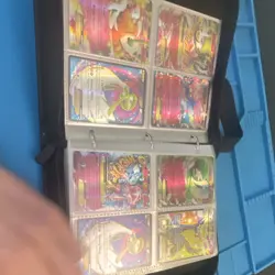 Pokemon TCG EX Holo Foil Card Lot Binder - Charizard, Pikachu, Lucario - Image 5