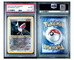 2000 Pokemon Skarmory 13/111 Neo Genesis Holo PSA 8 - Image 3