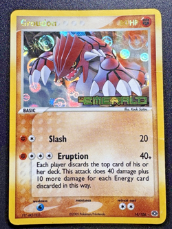 Groudon 14/106 EX Emerald Pokemon Card Reverse Holo Foil Rare HP - Image 1