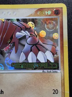 Groudon 14/106 EX Emerald Pokemon Card Reverse Holo Foil Rare HP - Image 4