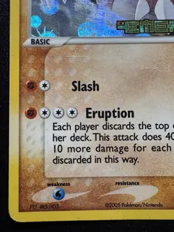Groudon 14/106 EX Emerald Pokemon Card Reverse Holo Foil Rare HP - Image 5