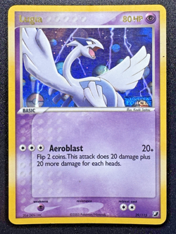Lugia 29/115 EX Unseen Forces Pokemon Card Stamped Reverse Holo Foil Rare HP - Image 1