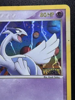 Lugia 29/115 EX Unseen Forces Pokemon Card Stamped Reverse Holo Foil Rare HP - Image 4