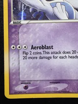 Lugia 29/115 EX Unseen Forces Pokemon Card Stamped Reverse Holo Foil Rare HP - Image 5