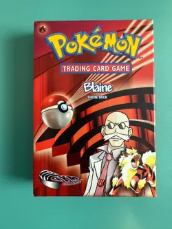 Blaine's Theme Deck - vintage set in box - Pokemon TCG - Image 1