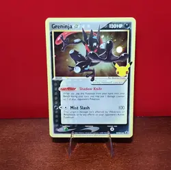 MINT 10 Greninja Gold Star SWSH144 Black star Promo Celebrations Pokemon Card - Image 1