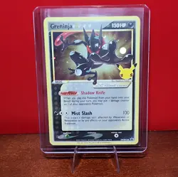 MINT 10 Greninja Gold Star SWSH144 Black star Promo Celebrations Pokemon Card - Image 3