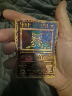 Ancient Mew Pokemon Card Holo Rare - Collectible Trading Card - Image 3