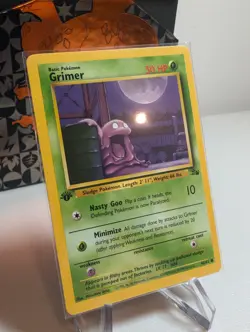 Grimer 48/62 Fossil Vintage WOTC Pokemon Card from 1999 1st edition - Image 2