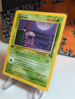 Grimer 48/62 Fossil Vintage WOTC Pokemon Card from 1999 1st edition - Image 3