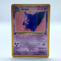 Pokemon TCG Karte - Gengar 1. Edition Fossil Set Deutsch Non Holo 20/62 - Image 1