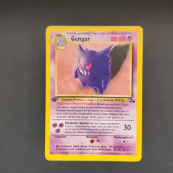 Pokemon TCG Karte - Gengar 1. Edition Fossil Set Deutsch Non Holo 20/62 - Image 2