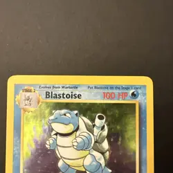 Pokemon TCG Base Set Blastoise Holo Rare Card 2/102 LP+/NM Condition - Image 3