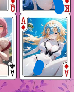 Choose your Poker Cards Beautiful Delicate Moan Goddess Story Anime Waifu - Image 2