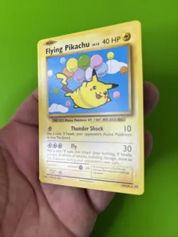 Flying Pikachu 110/108 Evolutions Non Holo Pokemon Card LP+ - Image 4