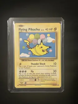 Pokemon TCG Flying Pikachu Card Evolutions 110/108 Regular Secret Rare - Image 1