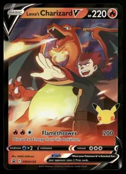 Lance's Charizard V - SWSH133 SWSH: Sword & Shield Promo Cards Pokemon TCG - Image 1