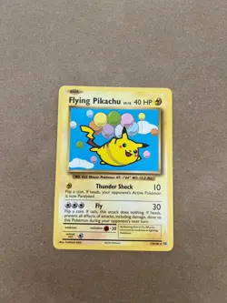 Pokemon TCG Flying Pikachu Evolutions Card 110/108 Regular Secret Rare LP - Image 1