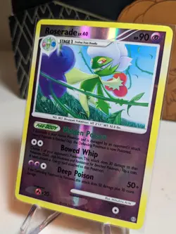 Roserade 23/100 Reverse Holo Rare DP Diamond Pearl Storefront Pokemon Card - LP - Image 3