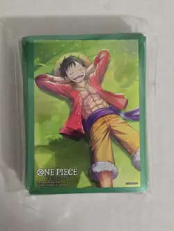 ONE PIECE TCG Official Card Sleeves ST21 EX Deck Monkey Luffy PACK OF 70 Sealed - Image 1