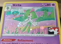 KIRLIA 068/195, HOLO, STAMPED, PRIZE PACK SERIES 3, POKEMON CARD (NM) - Image 4