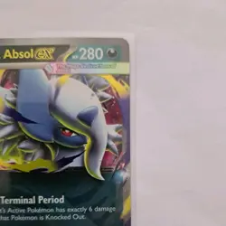 Pokemon Mega Absol EX 086/132 Mega Evolution Set Pokemon Card, VGC - Image 3