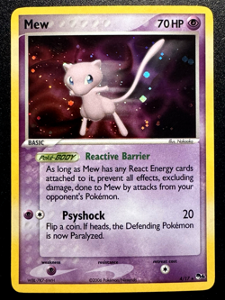 Mew 4/17 POP Series 4 Promo Pokemon Card Holo Foil Rare MP - Image 1