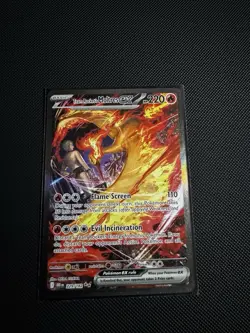 Pokemon TCG Team Rockets Moltres EX Holo Card 229/182 Sir Destined Rivals - Image 1