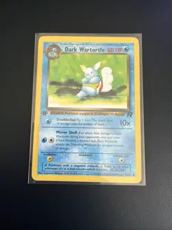 Dark Wartortle 46/82 1st Edition Team Rocket Pokemon Card - Image 1