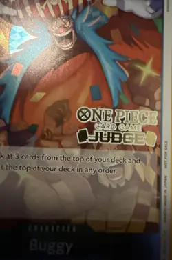 One Piece Card Game St17 Buggy Judge Pack / Stamp - Image 2