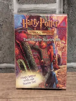 NEW Harry Potter Trading Card Game Two Player Starter Set Vintage 2001 Sealed - Image 1