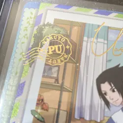 Sasuke Uchiha NRSA01-PU-005L4 Stamped Naruto Kayou Card Heavens Scroll Series 1 - Image 2