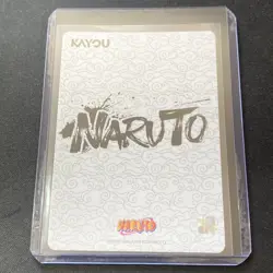 Sasuke Uchiha NRSA01-PU-005L4 Stamped Naruto Kayou Card Heavens Scroll Series 1 - Image 3