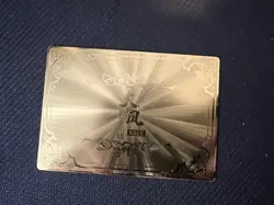 Sexy Anime Waifu Gold Goddess Story Metal Card - Image 2