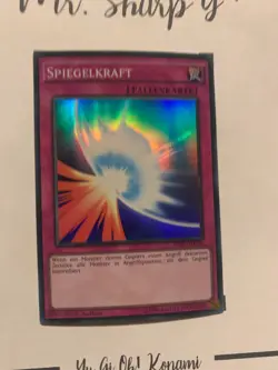 SPIEGELKRAFT - 1. AUFLAGE YS15-DED16 DEUTSCH Yu-GI-Oh! CARD ULTRA RARE HOLO - Image 4