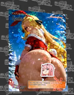 Cynthia-Goddess Story christmas Waifu card-NCS152-Snow Finish-2024 - Image 1