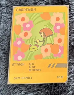 Gardenuh card #0078 - Gym Homies Dysfunctional Passholder - Image 1