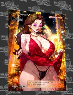 Pauline-Goddess Story christmas Waifu card-NCS175-Snow Finish-2024 - Image 1