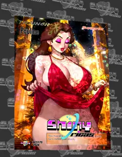 Pauline-Goddess Story christmas Waifu card-NCS175-Snow Finish-2024 - Image 2
