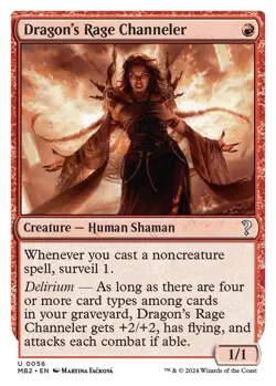 NM MTG DRAGON'S RAGE CHANNELER WHITE BORDER MYSTERY BOOSTER 2 - Image 1