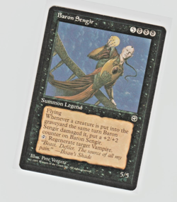 Magic the Gathering ~ MTG ~ 1x Baron Sengir ~ Homelands ~ LP - Image 1